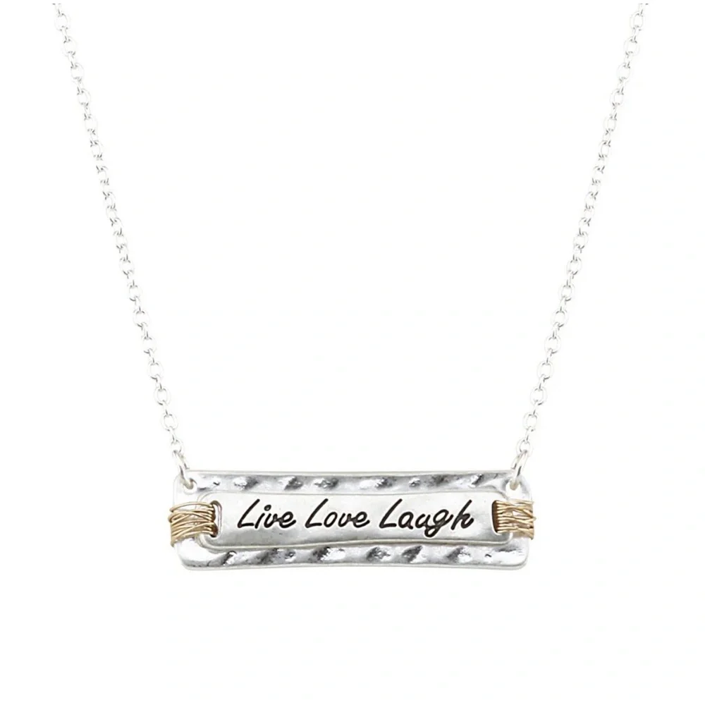 Gold and silver necklace - Picture 1 of 3